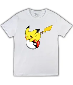 Прикольные футболки: Пикачу на шаре